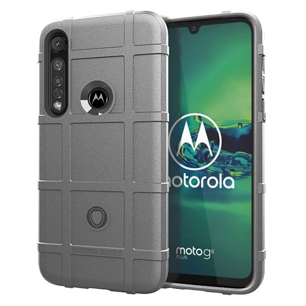 Robust Shield case - Motorola Moto G8 Plus - Grå Silver grey