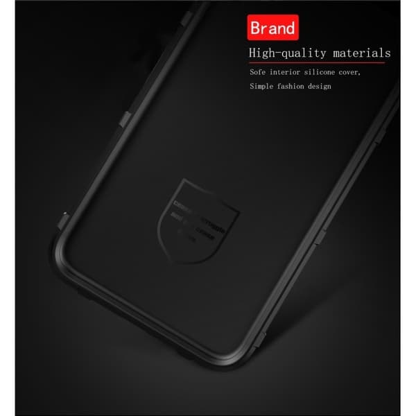 Huawei P30 Pro solidt gitter tekstur etui - Sort Black