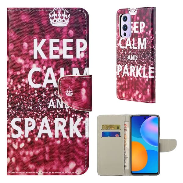 Wonderland OnePlus 9 fodral -Rosa Rosa