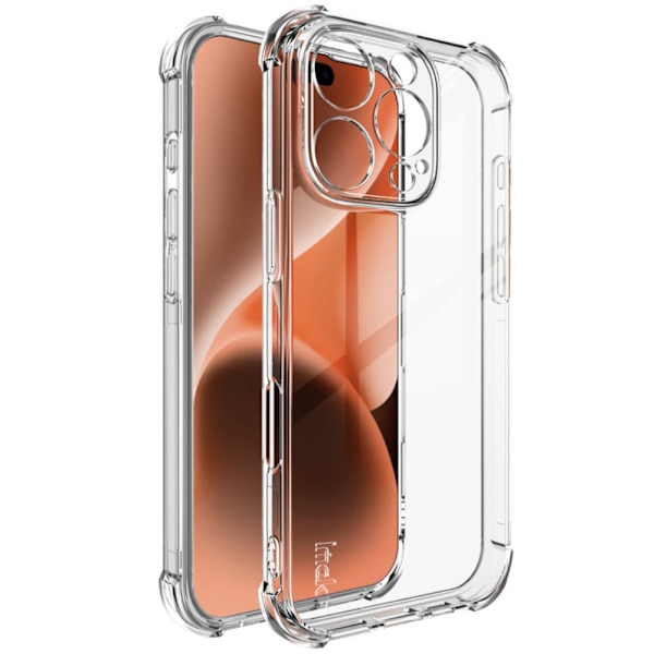 IMAK Airbag iPhone 16 Pro skal - Transparent Transparent