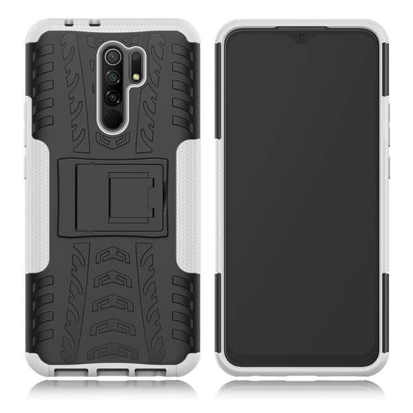 Offroad Suojakotelo Xiaomi Redmi 9 - Valkoinen White
