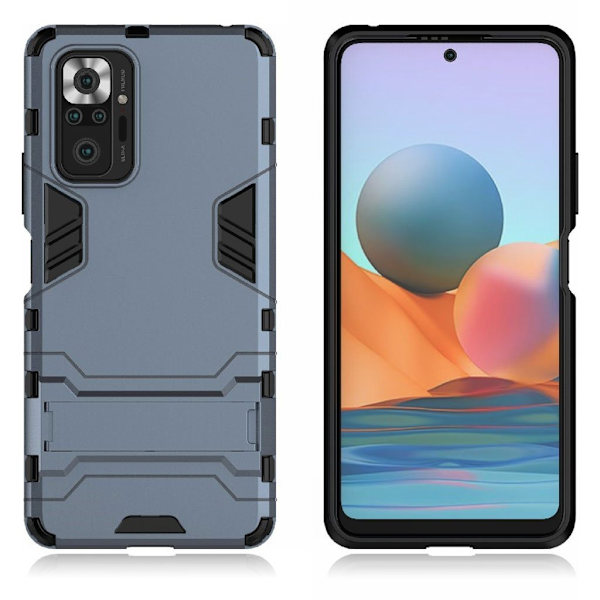 Cool Guard Etui Xiaomi Redmi Note 10 Pro - Blå Blue