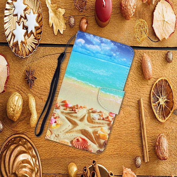 Wonderland Samsung Galaxy A33 5G Flippetui - Sand / Shells Multicolor