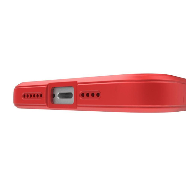 Mjukt greppformat iPhone 14 Pro Max skal - Röd Röd