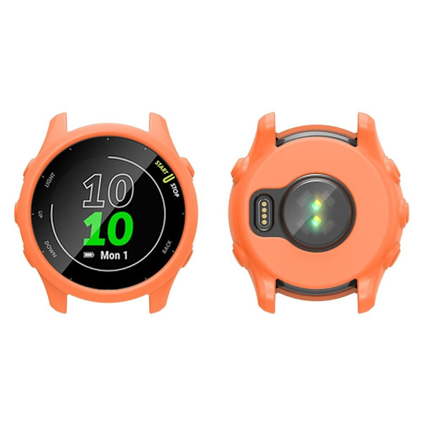 Garmin Forerunner 255 Klockfodral Falltåligt klockfodral i silikon - Orange Orange