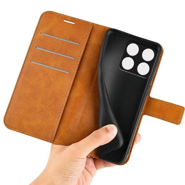 Lompakko Nahkakotelo For OnePlus Ace Pro / 10t - Keltainen Yellow