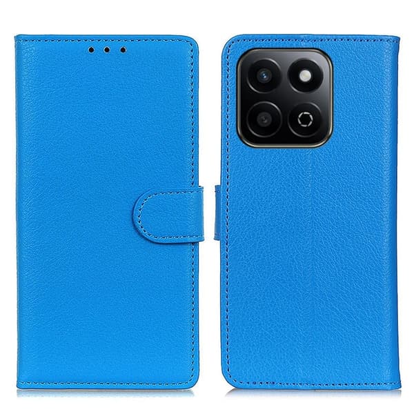 Klassisk Honor X7c / Honor 200 Smart / Honor Play 60 Plus flip etui - Blå Blue