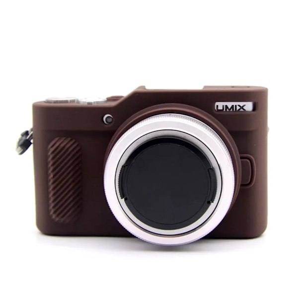 Panasonic Lumix DC-GF10 / GF9 silikonöverdrag - Kaffe Brun