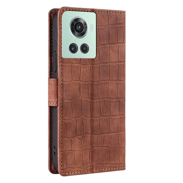 Croco OnePlus 10R / OnePlus Ace skal - Brun Brun