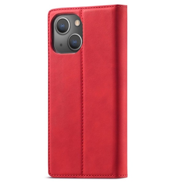 LC.Imeeke iPhone 13 Läppäkotelo - Punainen Red