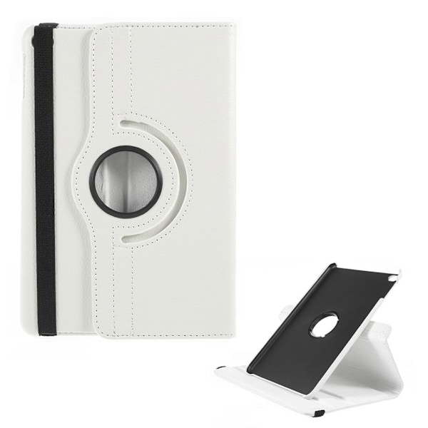 iPad Mini (2019) Litchi Skinnetui - Hvit White