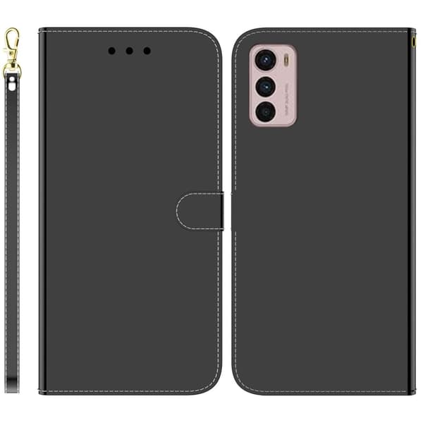 Mirror Motorola Moto G42 flip case - Musta Black