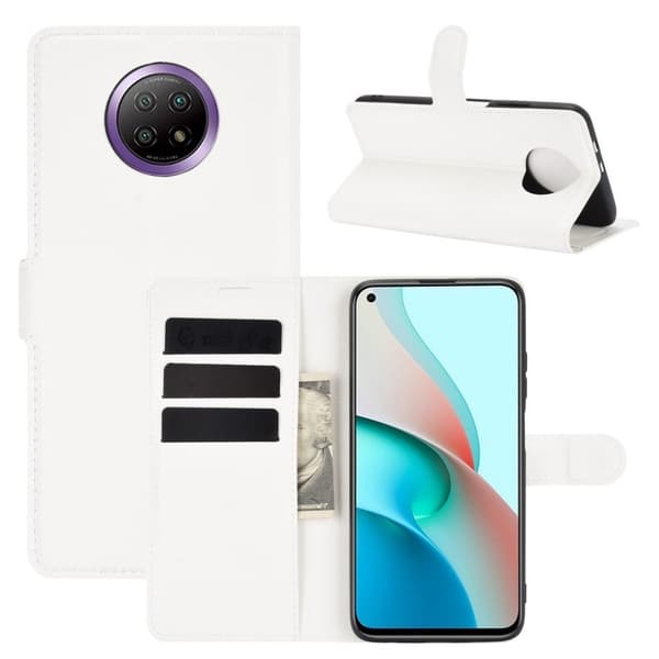 Classic Xiaomi Redmi Note 9T / Note 9 5g Flippetui - Hvit White