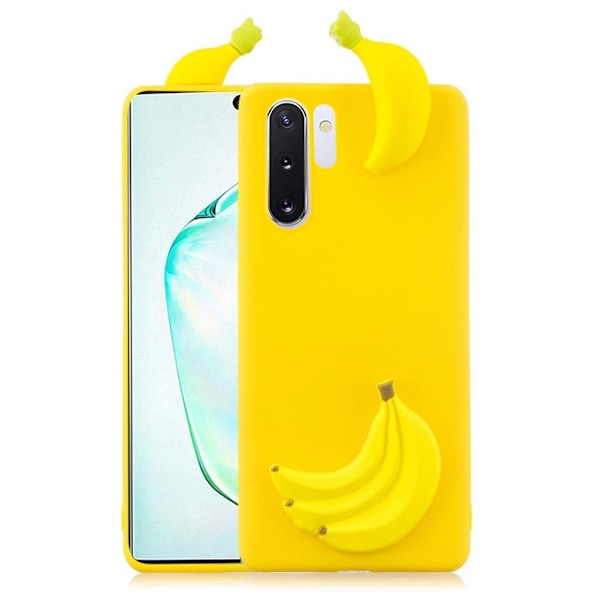 Cute 3D Samsung Galaxy Note 10 Plus skal - Gul Gul