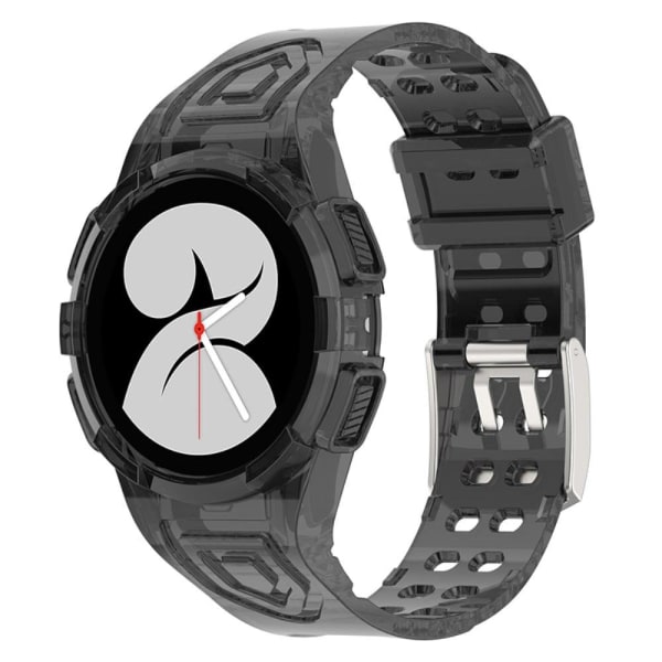 Samsung Galaxy Watch 4 (40mm) watch strap with cover - Transpare Svart
