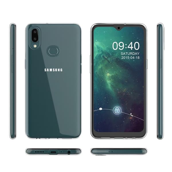Ultratynt, gjennomsiktig etui til Samsung Galaxy A20e Transparent
