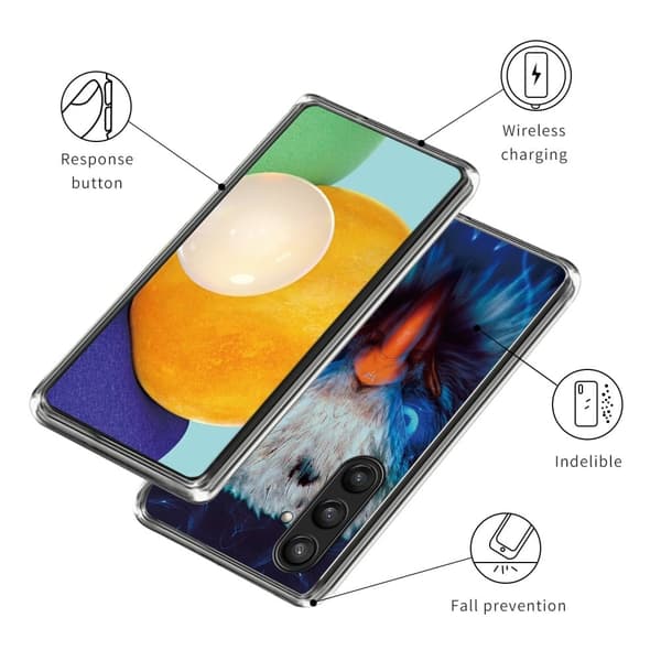 Deco Samsung Galaxy S24 Plus cover - Falk Blue