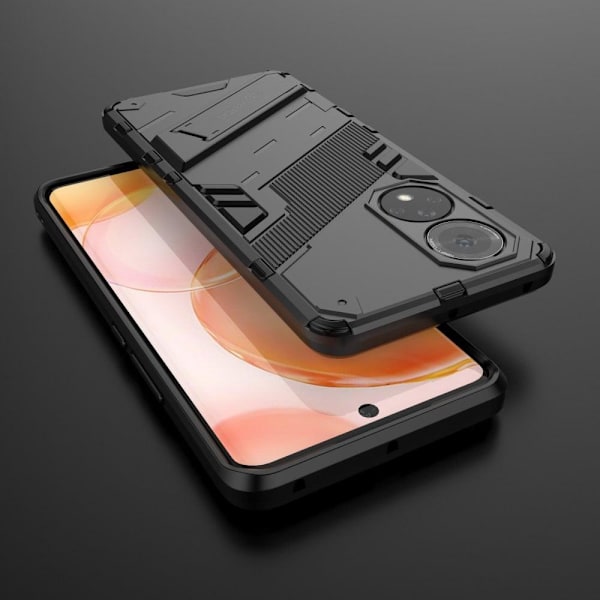 Stødsikker Hybrid Cover med A Moderne Touch til Honor 50 - Sort Black