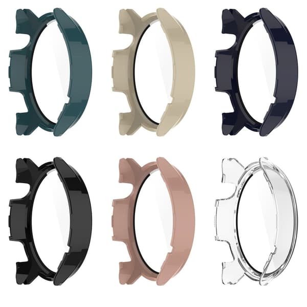 Xiaomi Watch S1 Pro protective case with tempered glass - Black Svart