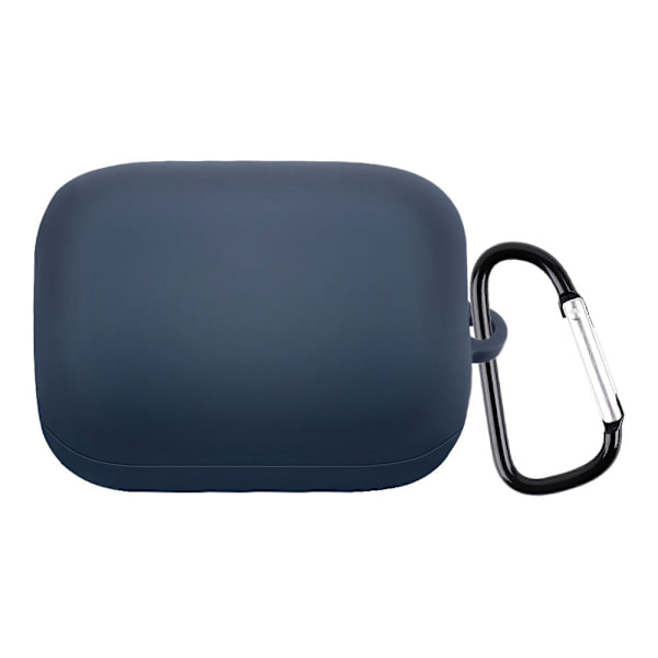 OnePlus Buds Pro silikonetui med karabinkrok - Midnattsblå Blue