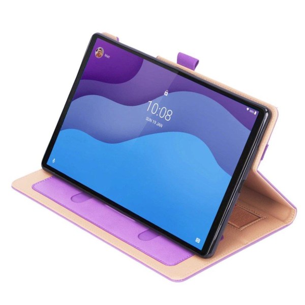 Lenovo Tab M10 HD Gen 2 business style  leather case - Purple Lila
