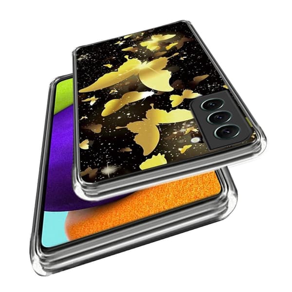 Deco Samsung Galaxy S24 cover - Spejlkat Silver grey