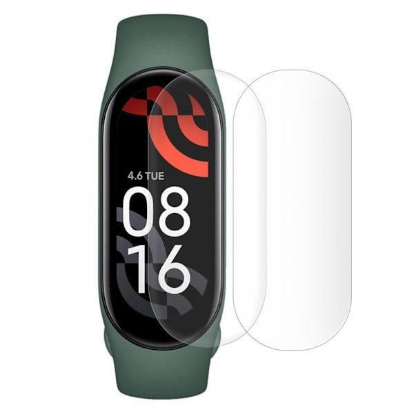 2Pcs HAT PRINCE Xiaomi Mi Band 7 curved ultra clear screen protector Transparent