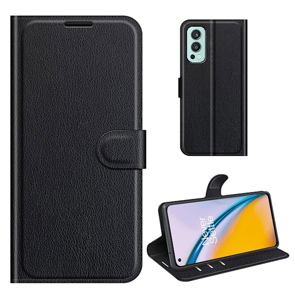 Classic OnePlus Nord 2 5G Läppäkotelo - Musta Black