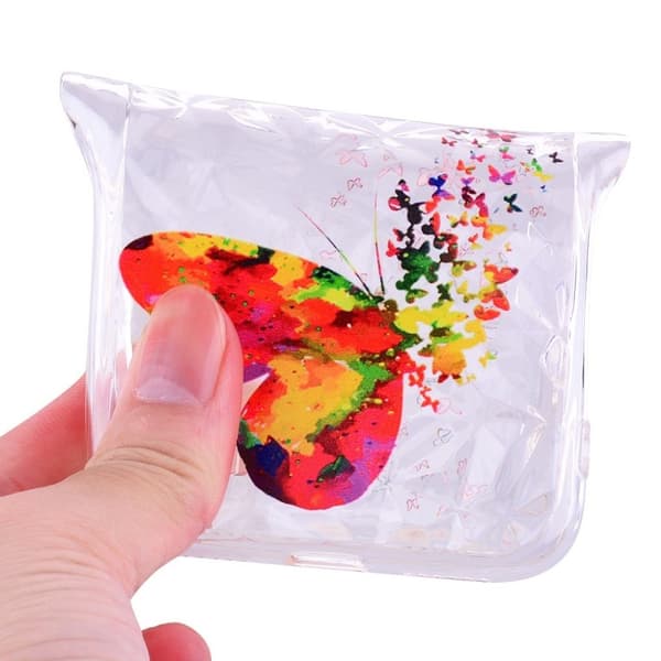 Butterfly läder iPhone Xs Max fodral - Flerfärgad multifärg