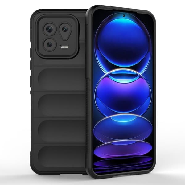 Mjukt greppformat Xiaomi 13 skal - Svart Svart