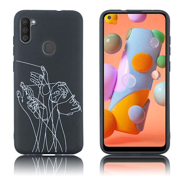 Imagine Samsung Galaxy A11 Etui - Hands White