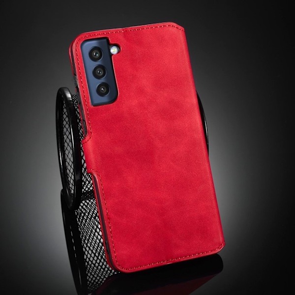DG.Ming Samsung Galaxy S21 FE Retro kotelo - punainen Red