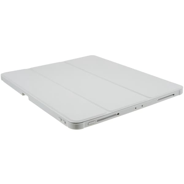iPad Pro 12.9 (2022) / (2021) / (2020) trefoldig skinn- og akrylveske - Grå Silver grey