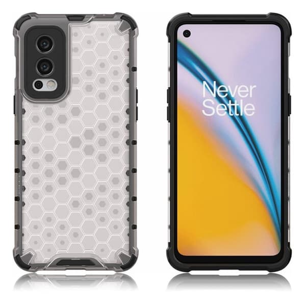 Bofink Honeycomb OnePlus Nord 2 5G Etui - Transparent Transparent