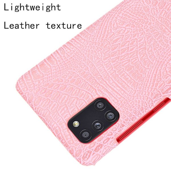 Croco etui - Samsung Galaxy A31 - Pink Pink