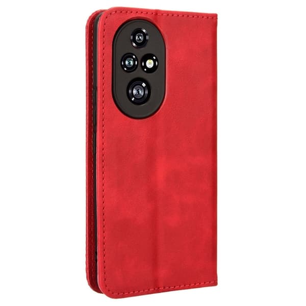 Bofink Vintage Honor 200 Pro nahkakotelo - Punainen Red
