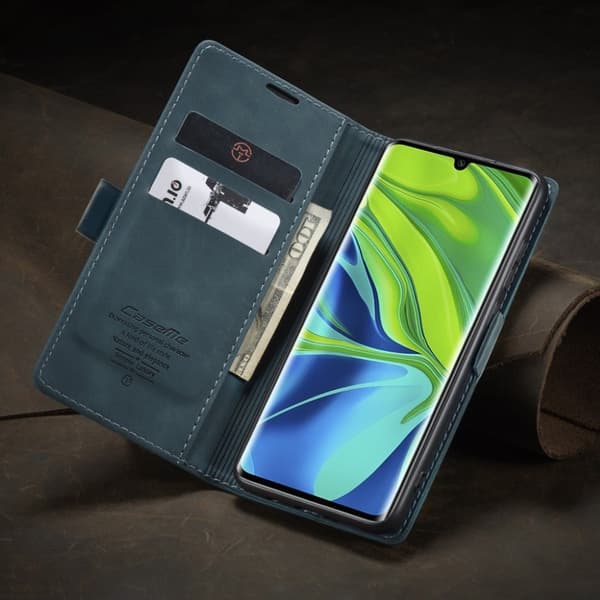 CaseMe Xiaomi Mi CC9 Pro / Mi Note 10 Pro / Note 10 Vintage Etui - Grønn Green