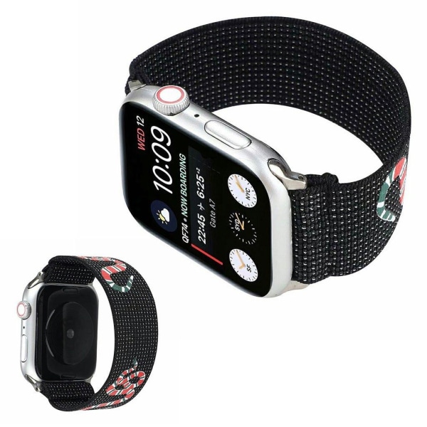 Apple Watch Series 6 / 5 40mm trasa mönster klockarmband - Milk Snake mönster multifärg