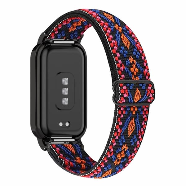 Xiaomi Redmi Band 2 mønster nylonrem - Orange Pink Multicolor