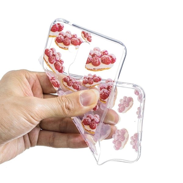 Huawei Mate 20 Lite IMD kuviollinen silikooni muovinen pehmeä takasuoja kuori - Lihapullat Red