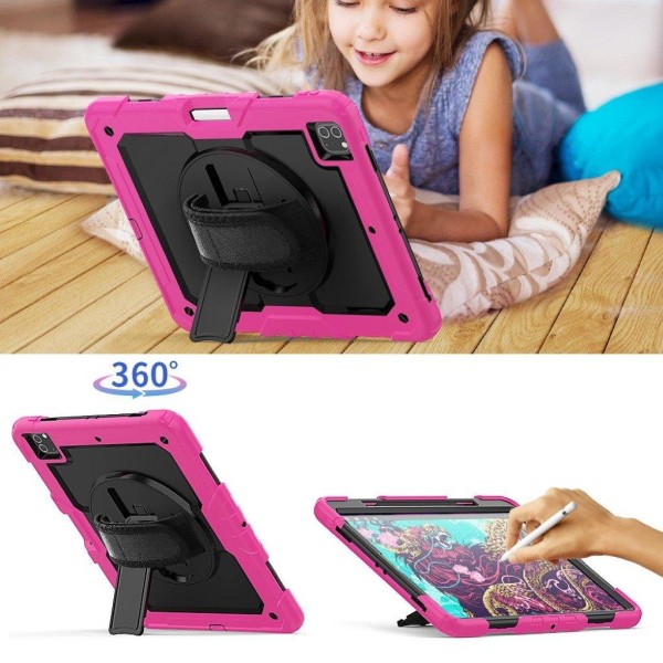 iPad Pro 12.9 (2022) / (2021) / (2020) / (2018) 360 ° drejelig k Pink