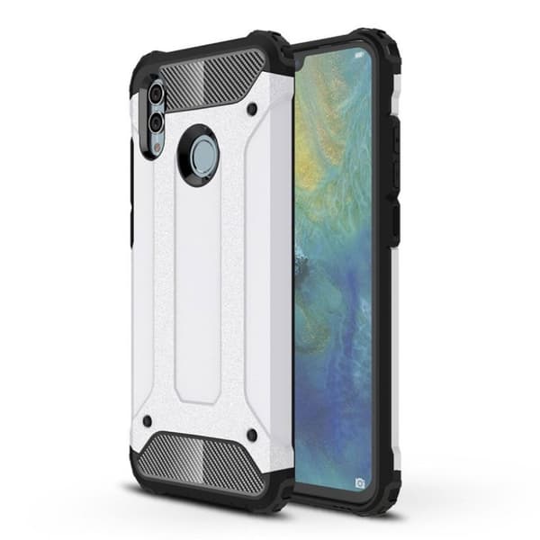 Huawei Honor 10 Lite armor guard hybrid etui - Hvid White