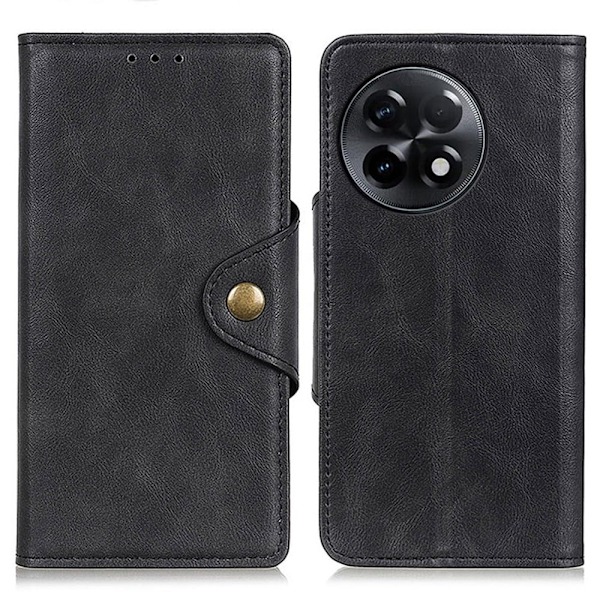 Alpha läder OnePlus 11R / OnePlus Ace 2 fodral - Svart Svart