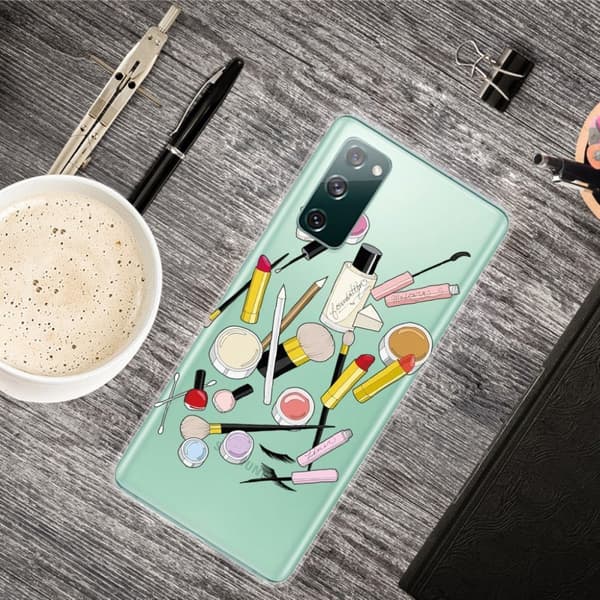Deco Samsung Galaxy S20 FE 5G / Samsung Galaxy S20 FE skal - Kosmetika multifärg