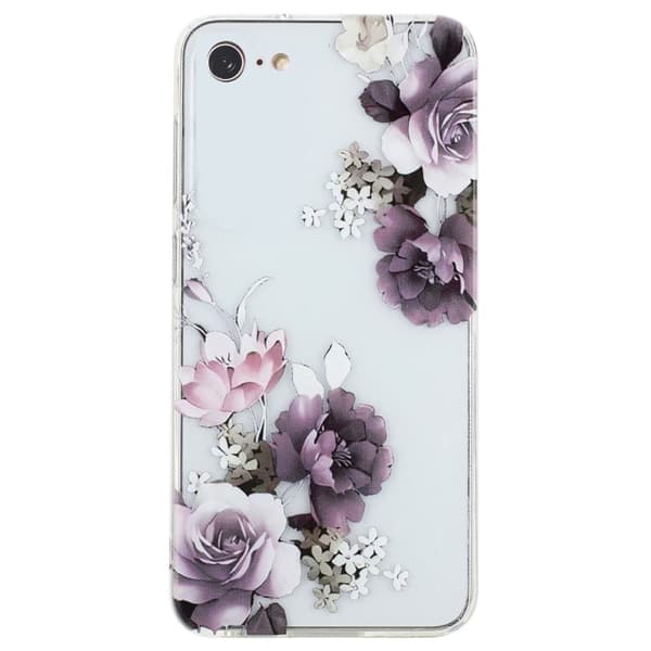 Deco iPhone 7 / iPhone SE (2022) / iPhone SE 2020 kotelot - Pioni Purple