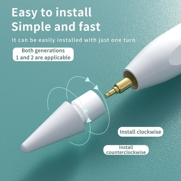 Apple Pencil 2 / 1 stylus pen nib Vit