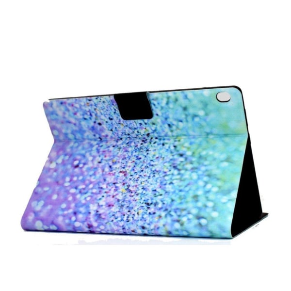 Lenovo Tab M10 pattern printing leather case - Glittery Element multifärg