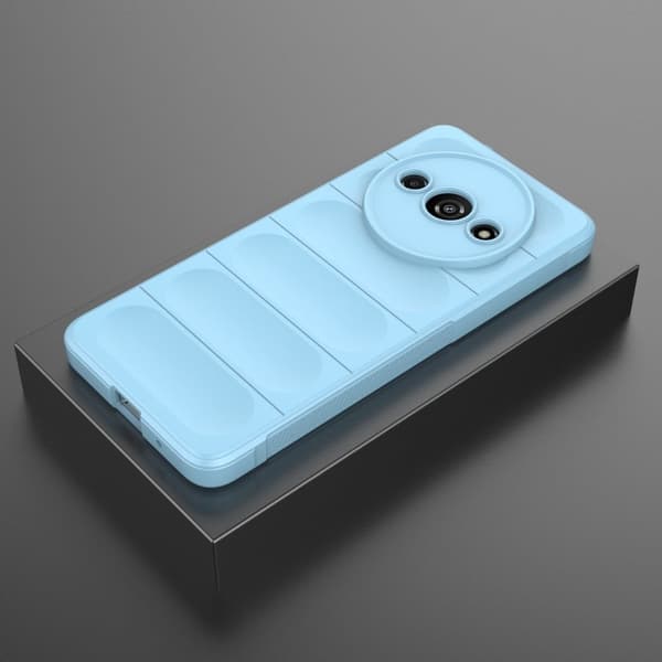 Mjukt greppformat Xiaomi Redmi A3 skal - Baby Blå Blå