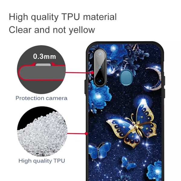 Imagine Samsung Galaxy A11 / Samsung Galaxy M11 skal - Blå Blå