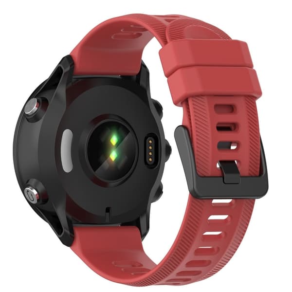 Garmin Forerunner 955 silikoninen kellonauha pehmeä urheiluhihna - Punainen Red